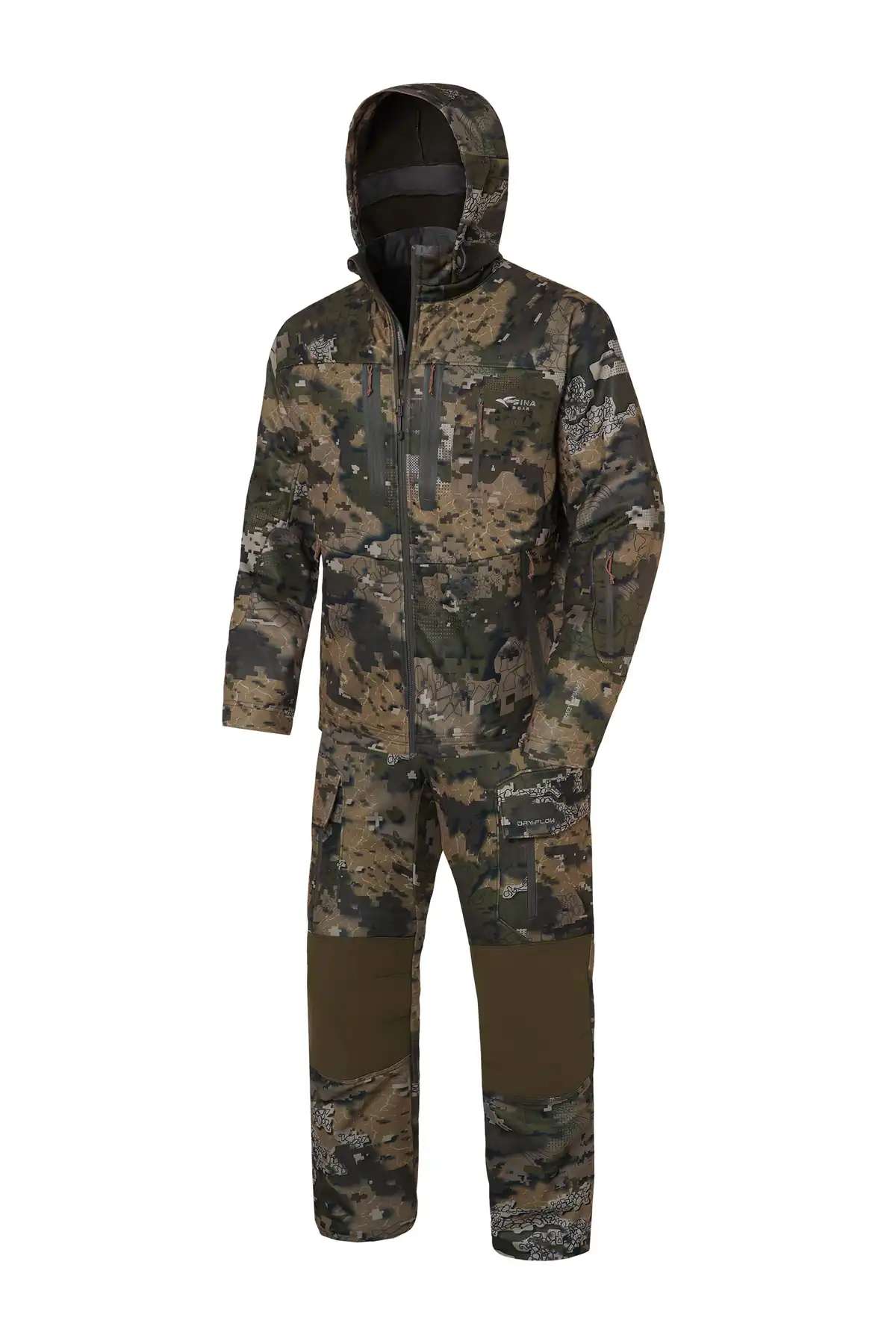 Комплект для охоты: костюм AeroShield, жилет Thermolight, перчатки Tactical Skin