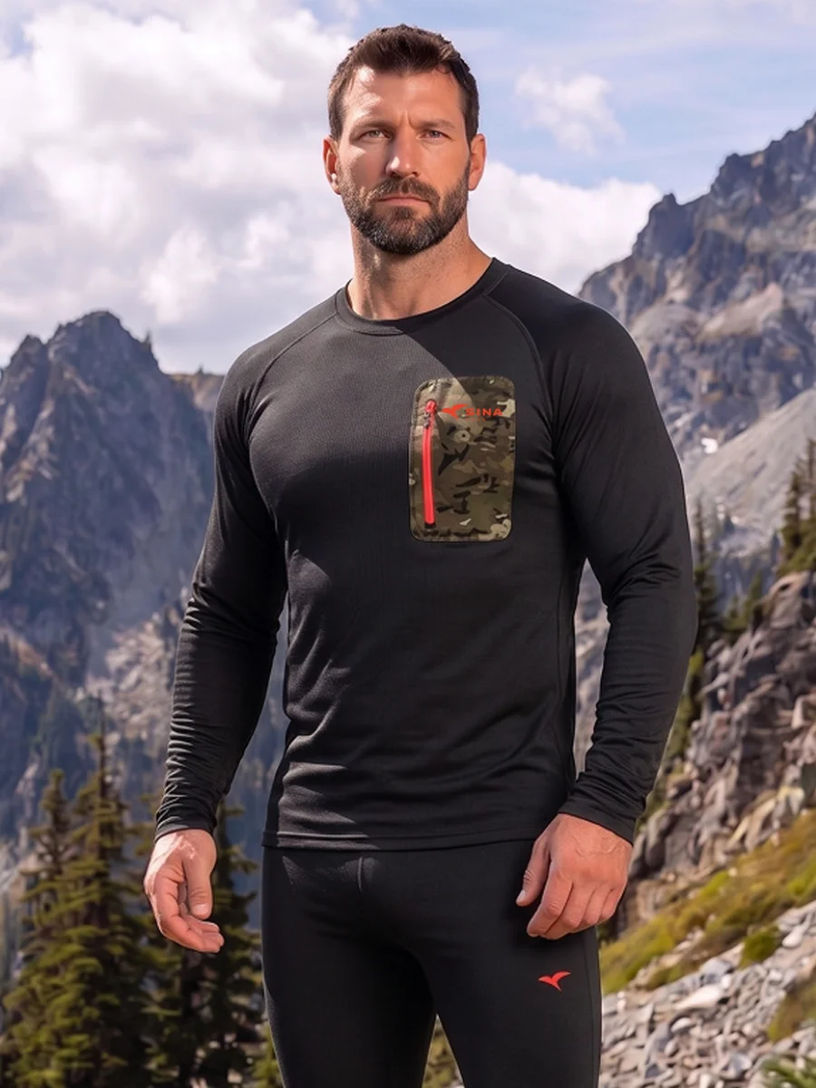 Комплект термобелья мужского Active Skin Ultra Black