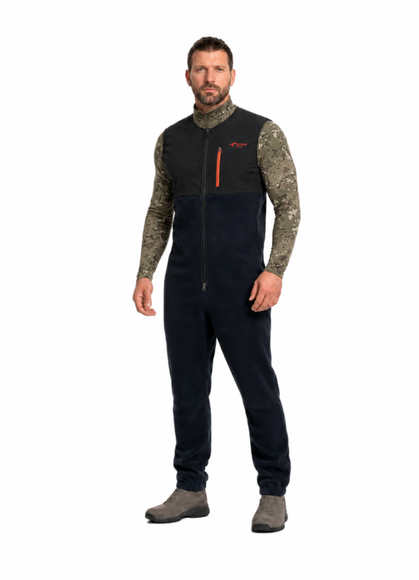 Комбинезон мужской флисовый SoftThermo Ultra black