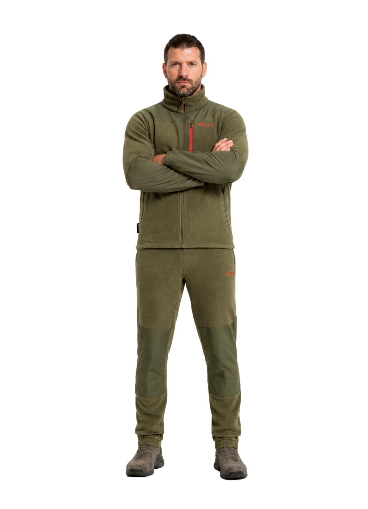Брюки мужские флисовые SoftThermo Olive night