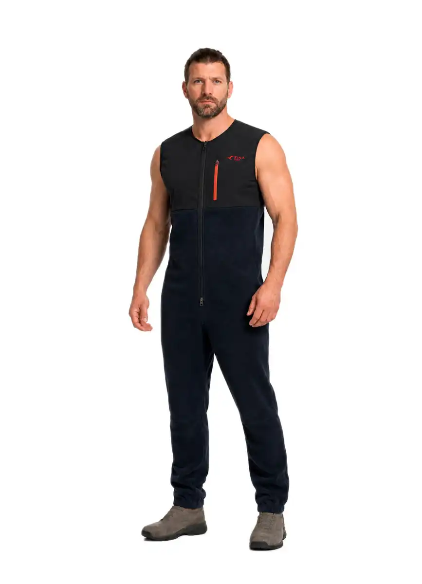 Комбинезон мужской флисовый SoftThermo Ultra black
