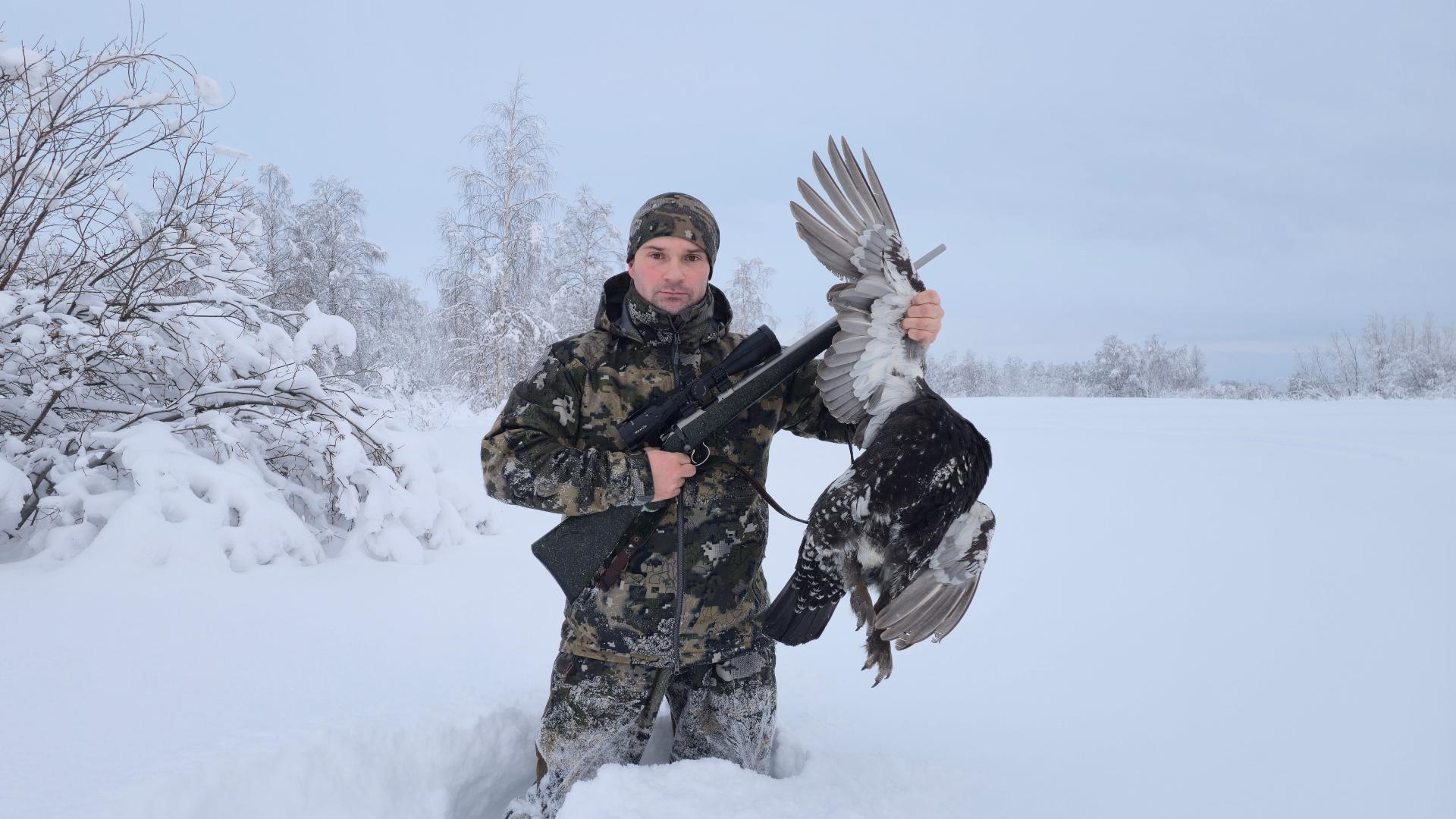 Морозное утро и неожиданный глухарь: зимняя охота, которая запомнилась