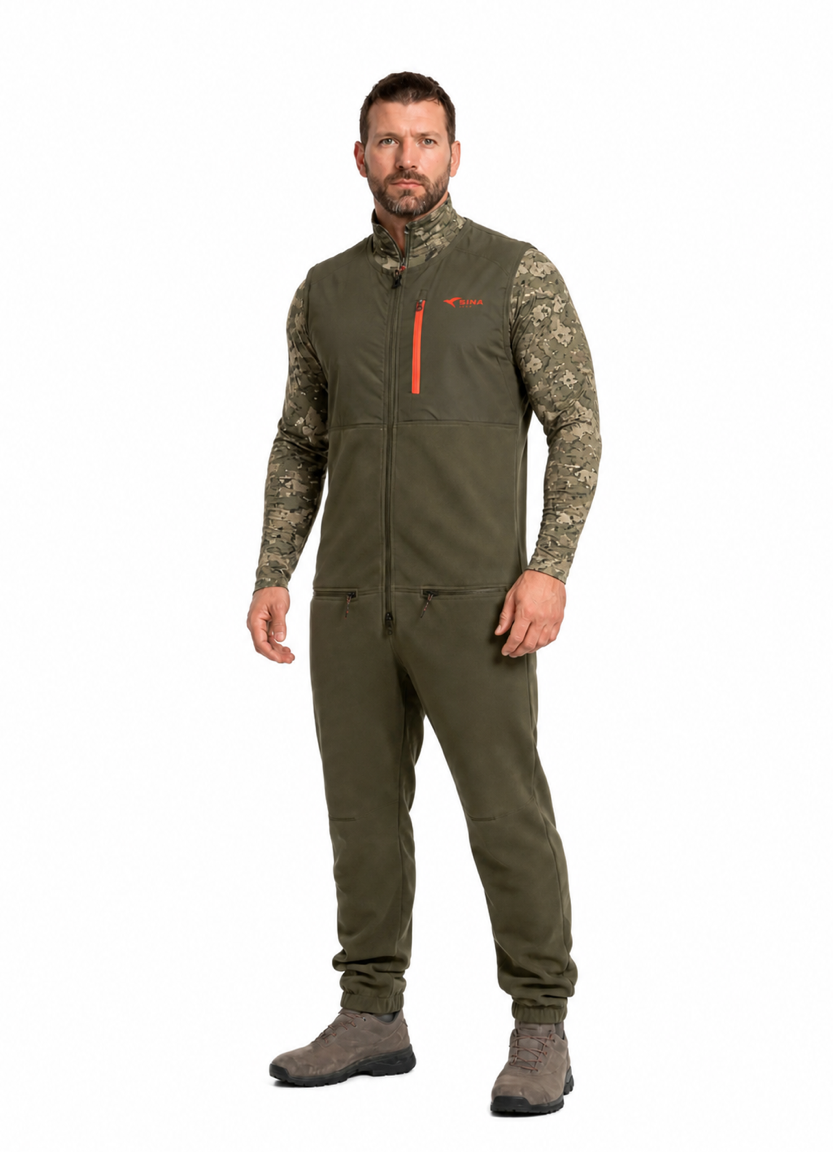 Комбинезон мужской флисовый SoftThermo Olive night